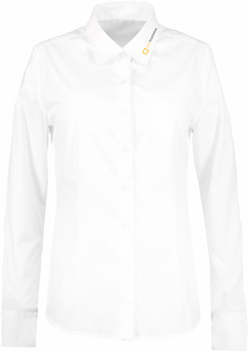ID - Cphbusiness Easy Care Shirt (Woman) - Biały