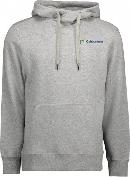 ID - Cphbusiness Hoodie (Mens) - Grey Melange